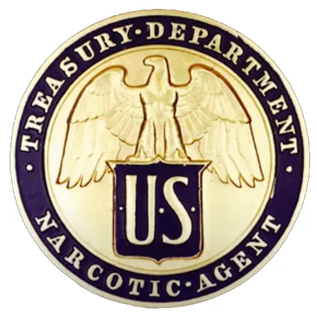 The first badge of the Federal Bureau of Narcotics