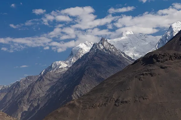 Snow-covered peaks of the Hindu Kush