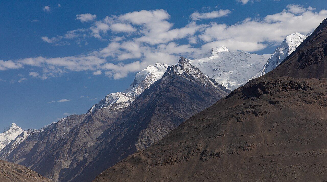 Snow-covered peaks of the Hindu Kush